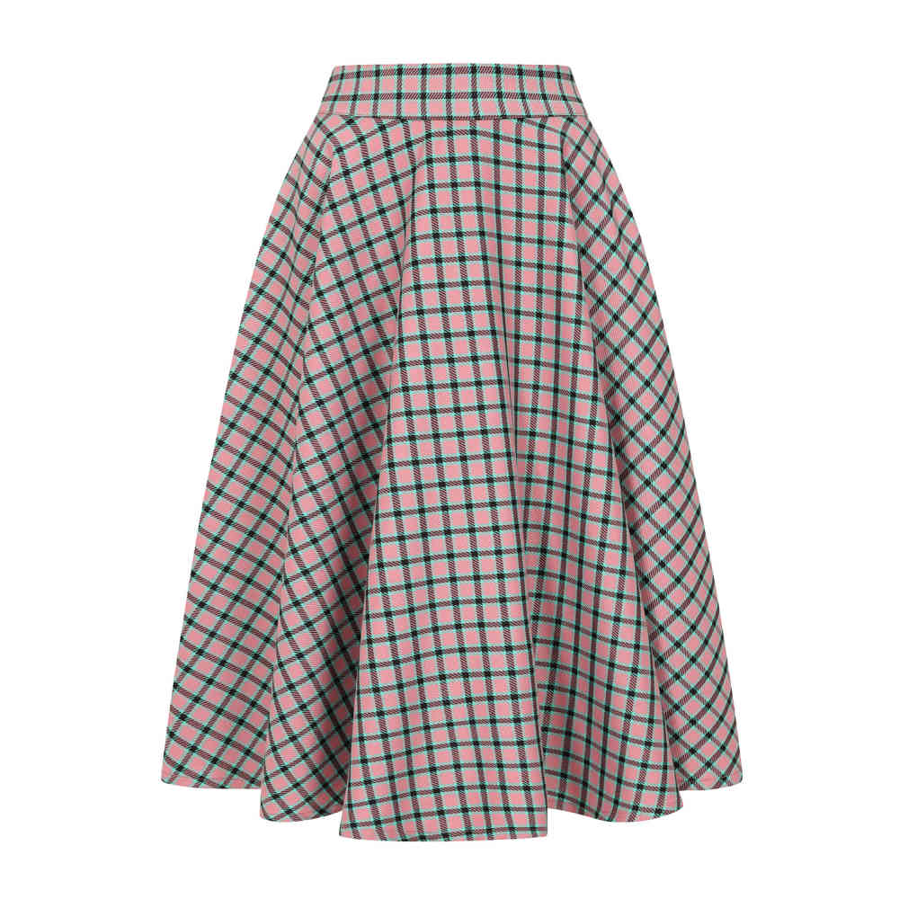 Banned - Cary Sweet Check Skirt - Pink
